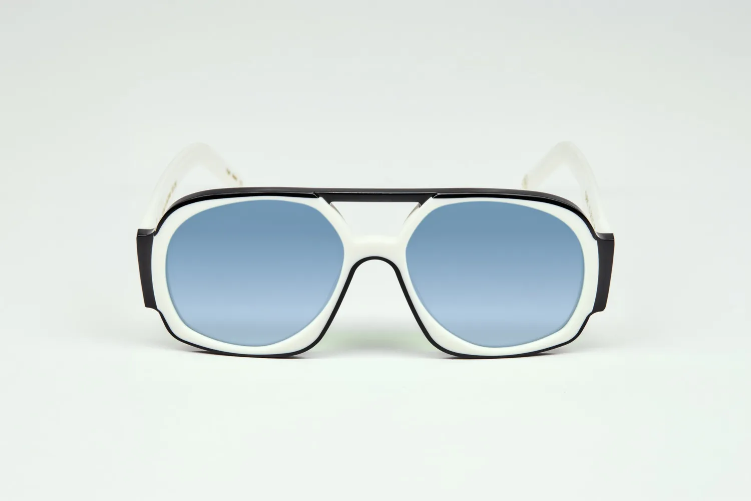 Lesca Tupac Black & White montatura da vista acetato