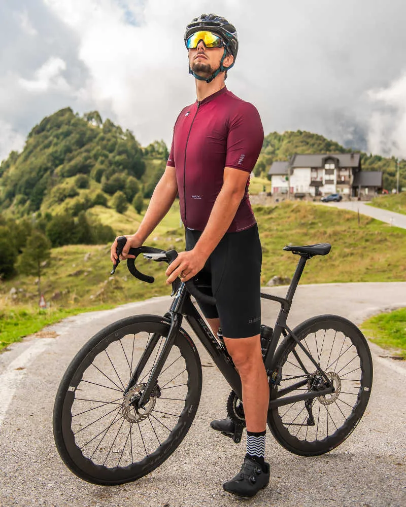 Demon Krono occhiali ciclismo nero lente blu specchiata