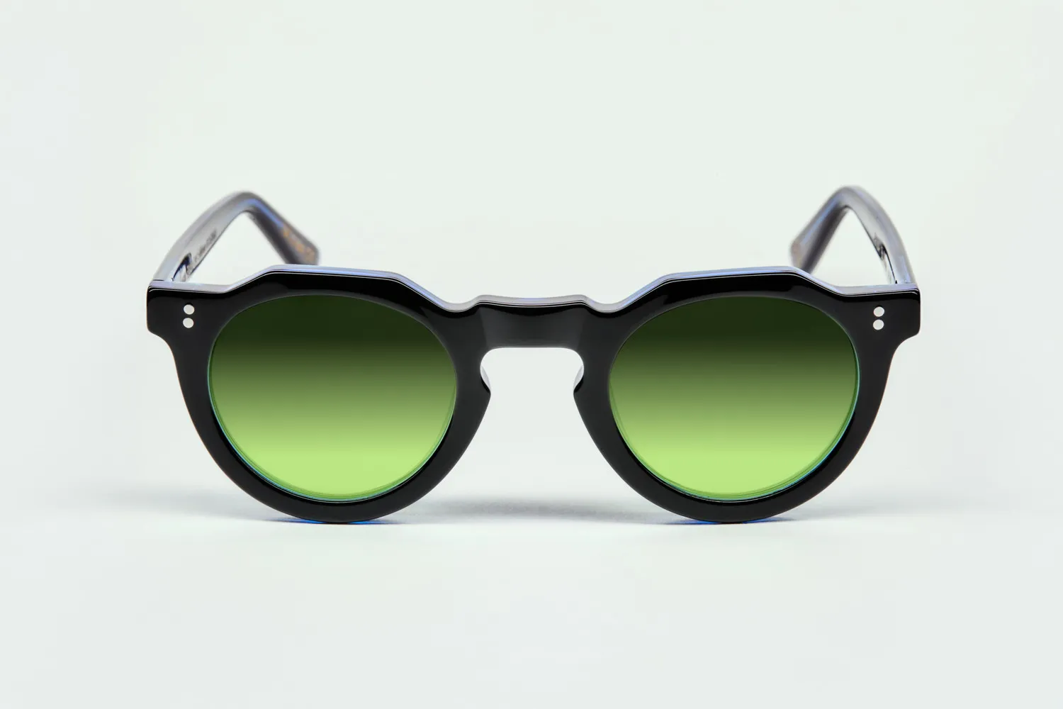 Lesca Black Edition Pica montatura Noir Bleu acetato