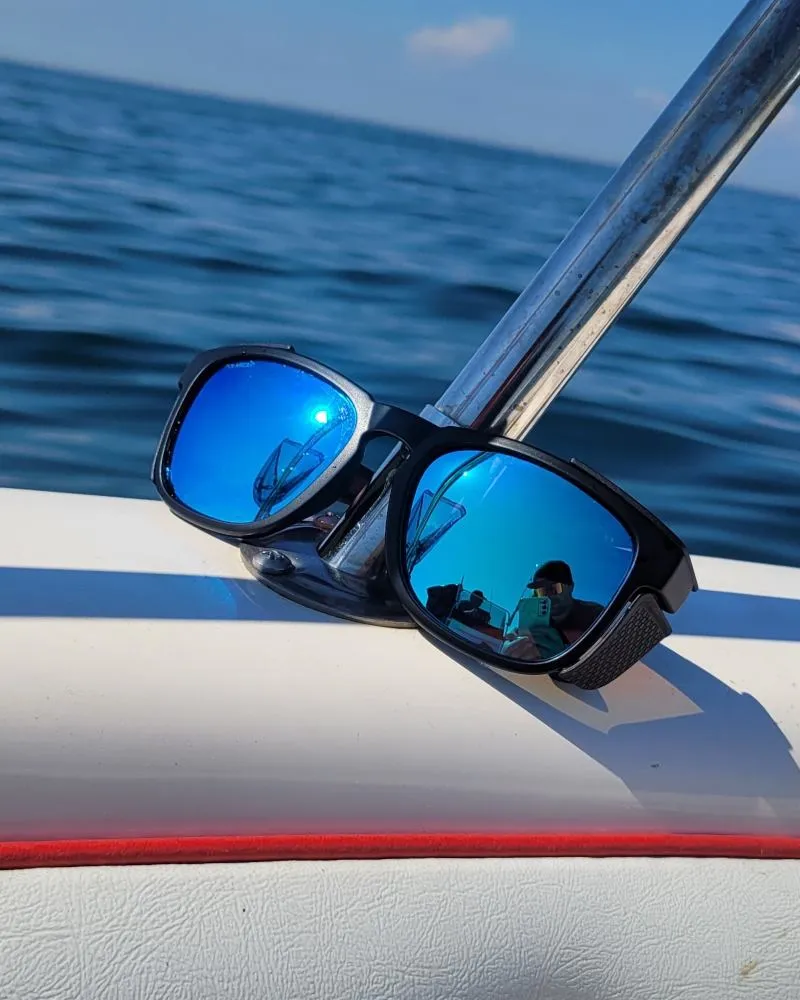 Demon Xlite J occhiali pesca blu polarizzati