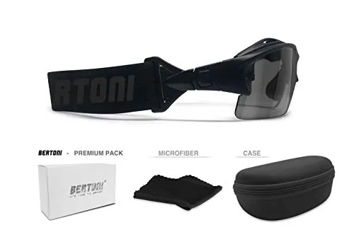 Bertoni 399 occhiali sportivi fotocromatici neri vista