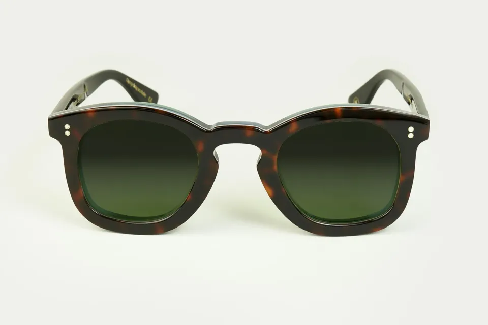 Lesca Upcycling Deca montatura da vista Ecaille Bleue acetato