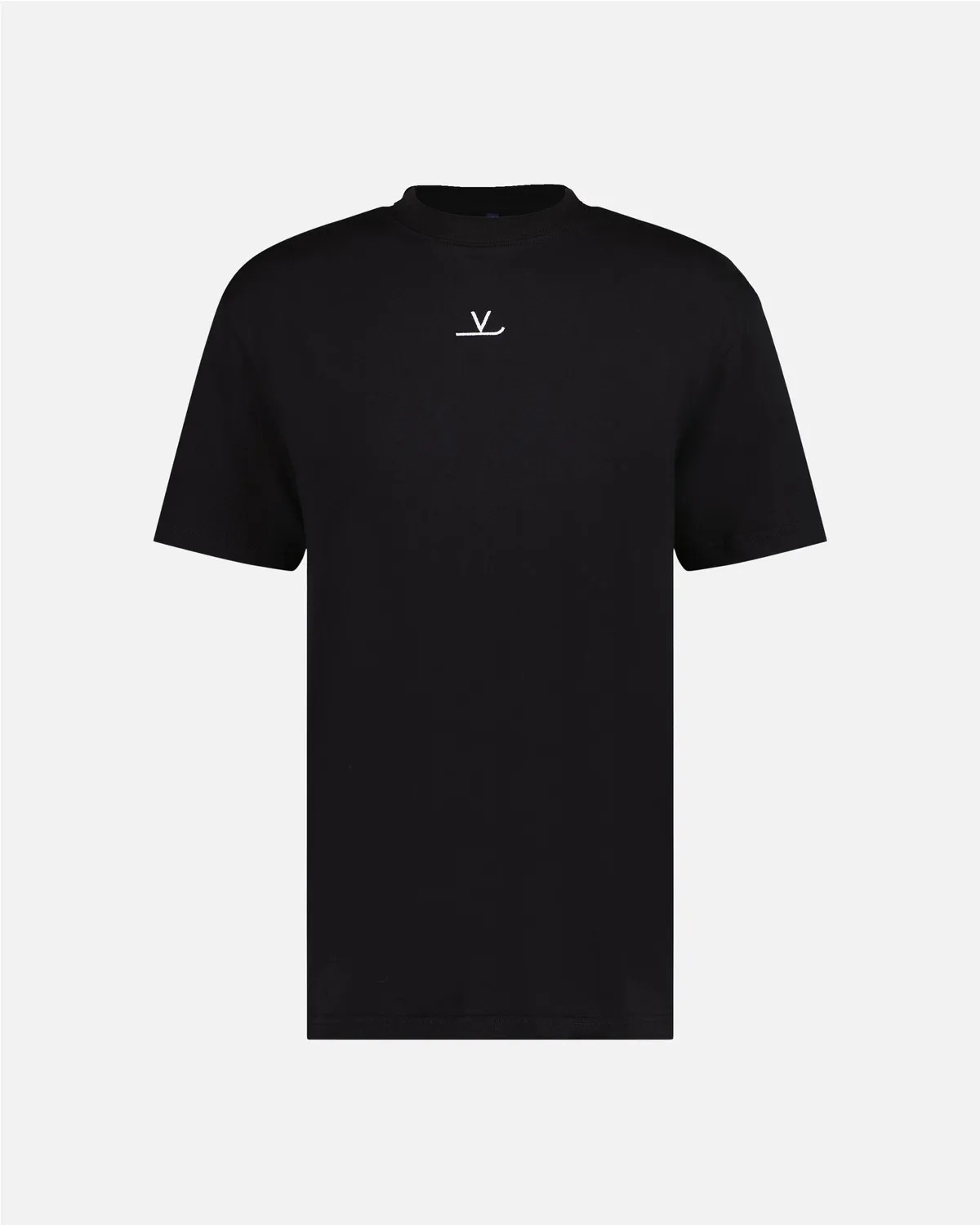 Vuarnet Signature t-shirt nera cotone bio