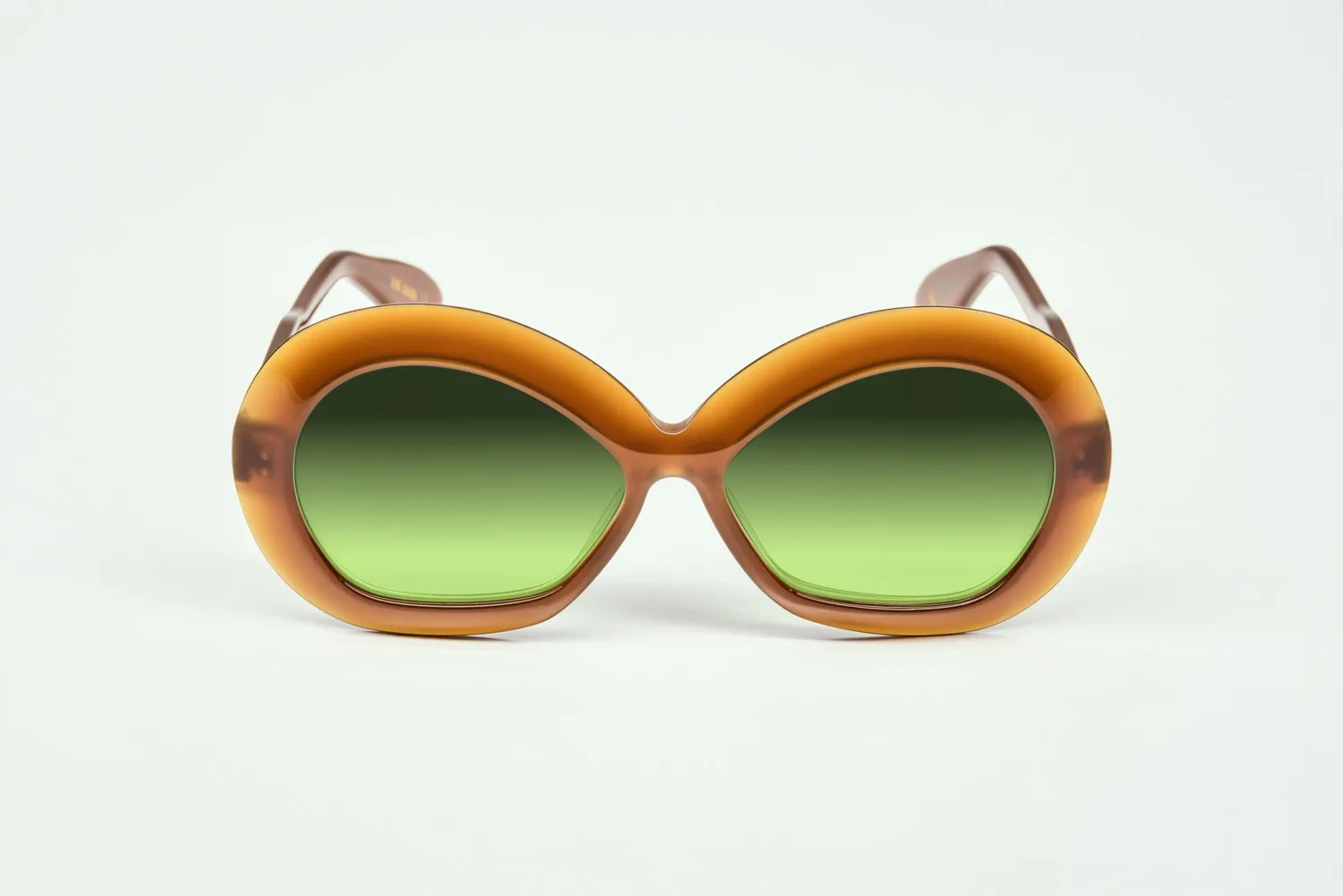 Lesca La Collection Iris montatura Miel Ambré acetato