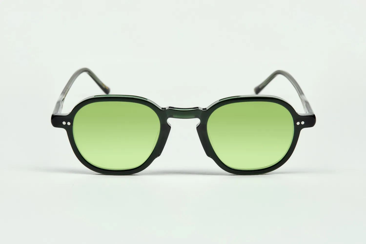 Lesca Collection Vodk montatura da vista verde acetato