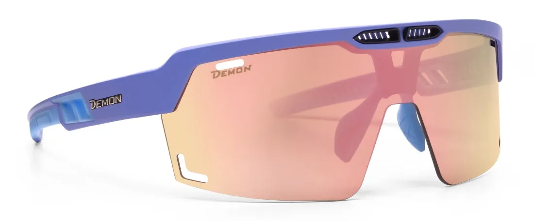 Demon Speed Vent occhiali ciclismo blu matt light blue