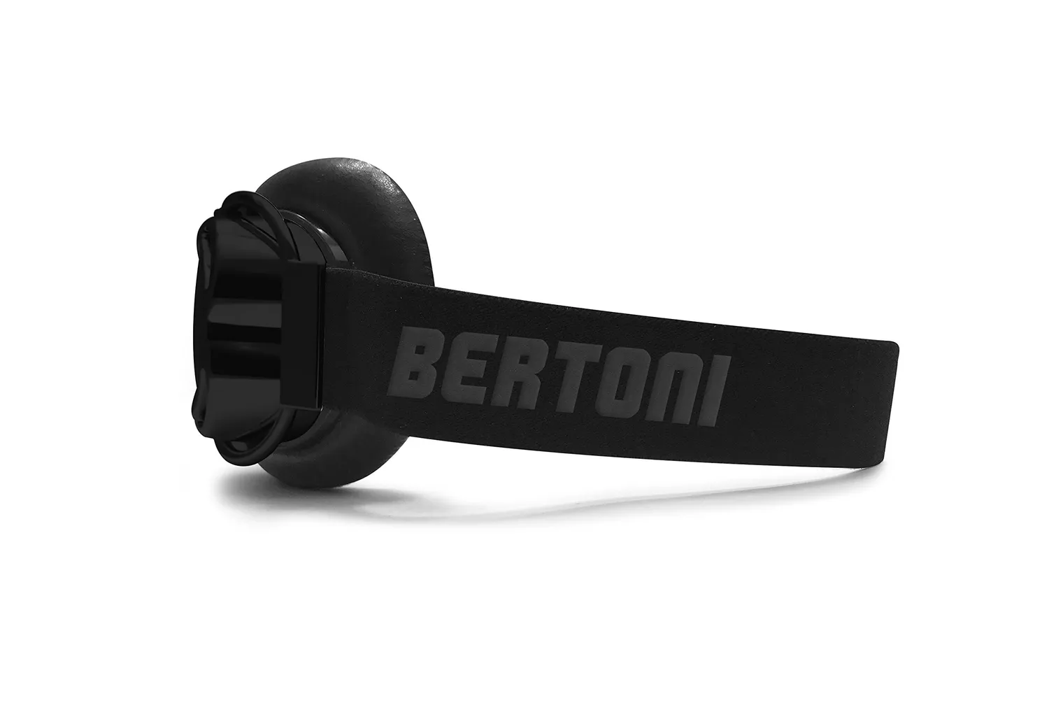 Bertoni AF77 occhiali moto vintage neri compatti