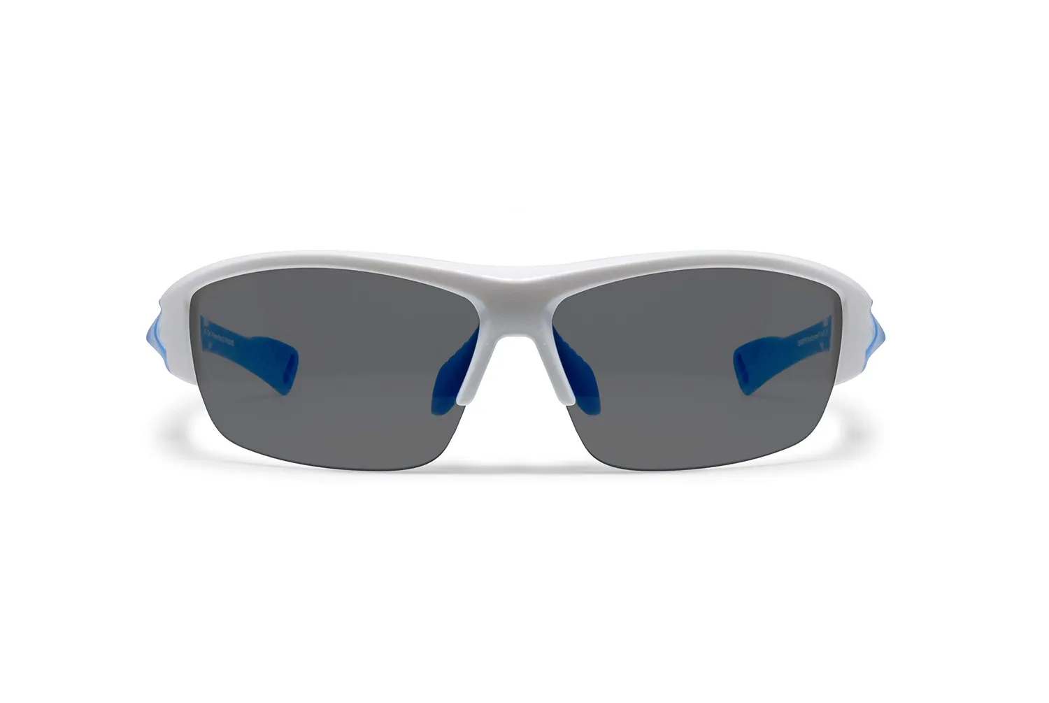 Bertoni P1001FTE occhiali ciclismo bianco blu polarizzati