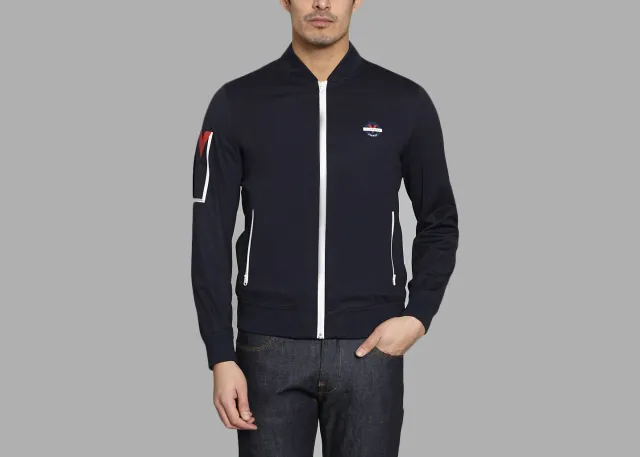 Vuarnet Bomber giubbotto uomo blu marino M impermeabile