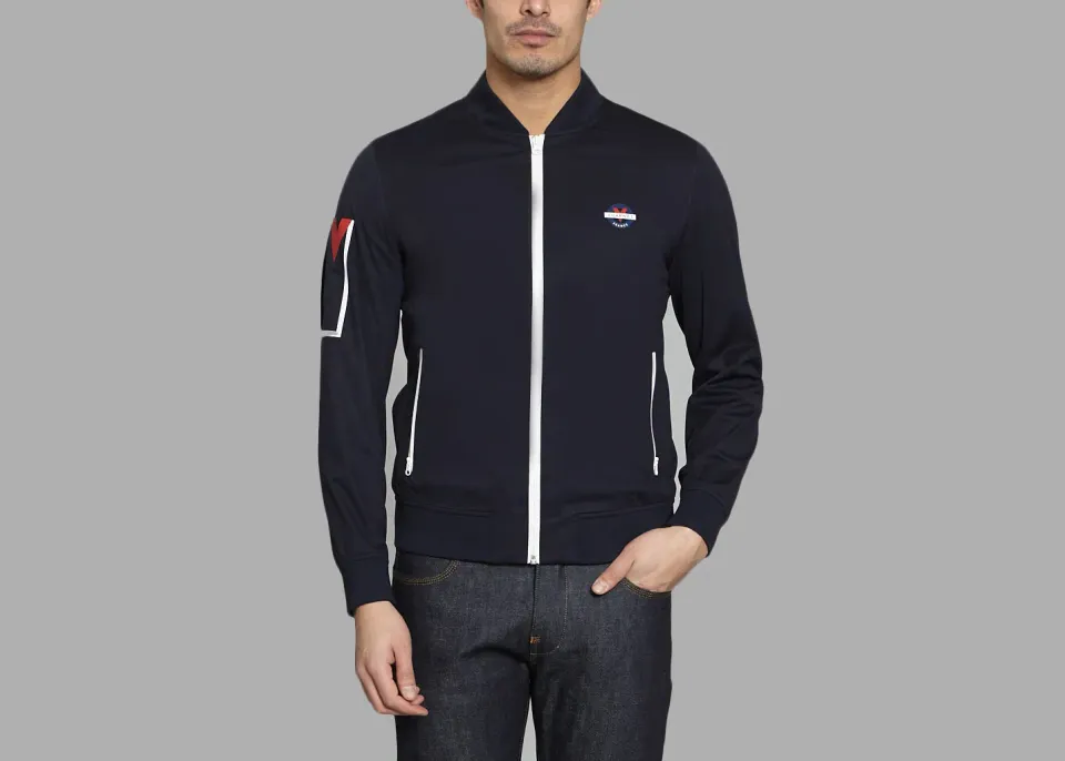 Vuarnet Bomber giubbotto uomo blu marino M impermeabile