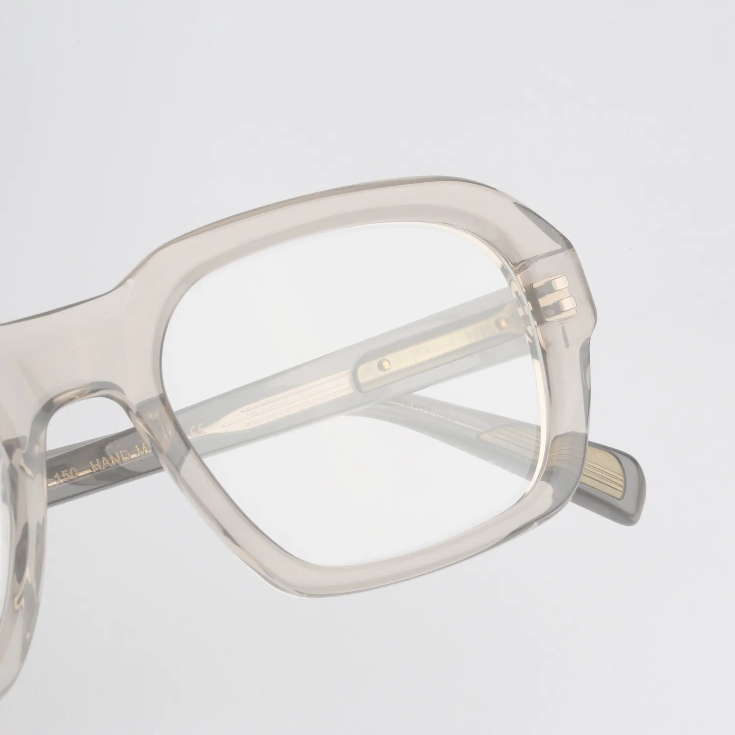 Steve McQueen Iconic Bankable montatura oversize champagne