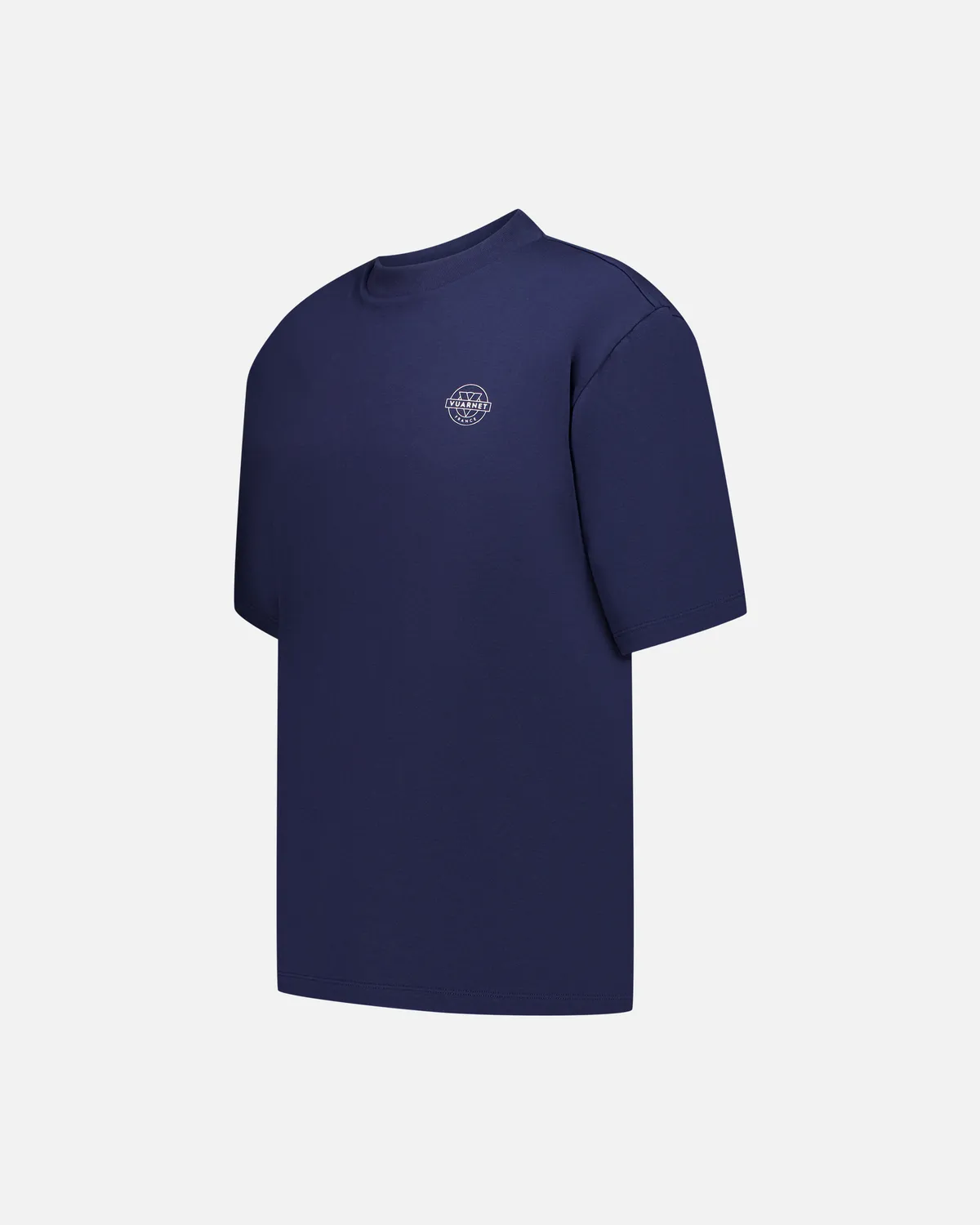 Vuarnet Logo Skieur t-shirt blu uomo cotone bio