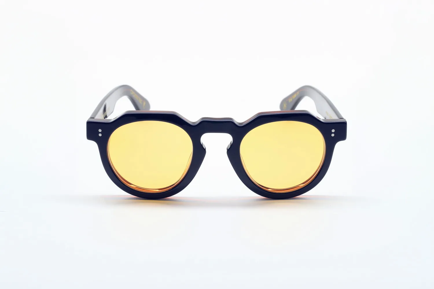 Lesca Faces Crown occhiale blu ruggine acetato