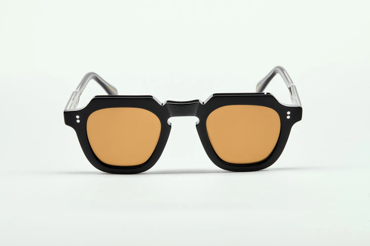 Lesca Upcycling Adok montatura Noir acetato