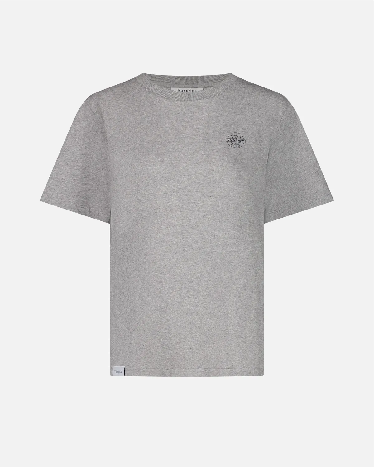 Vuarnet Stamp Logo maglietta donna grigia cotone XS