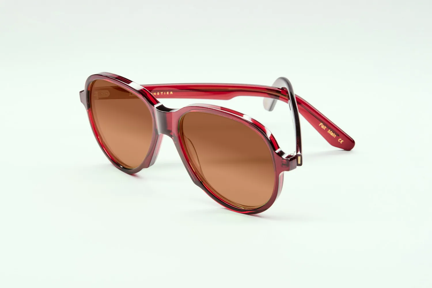 Lesca La Collection Moto montatura da vista rosso acetato