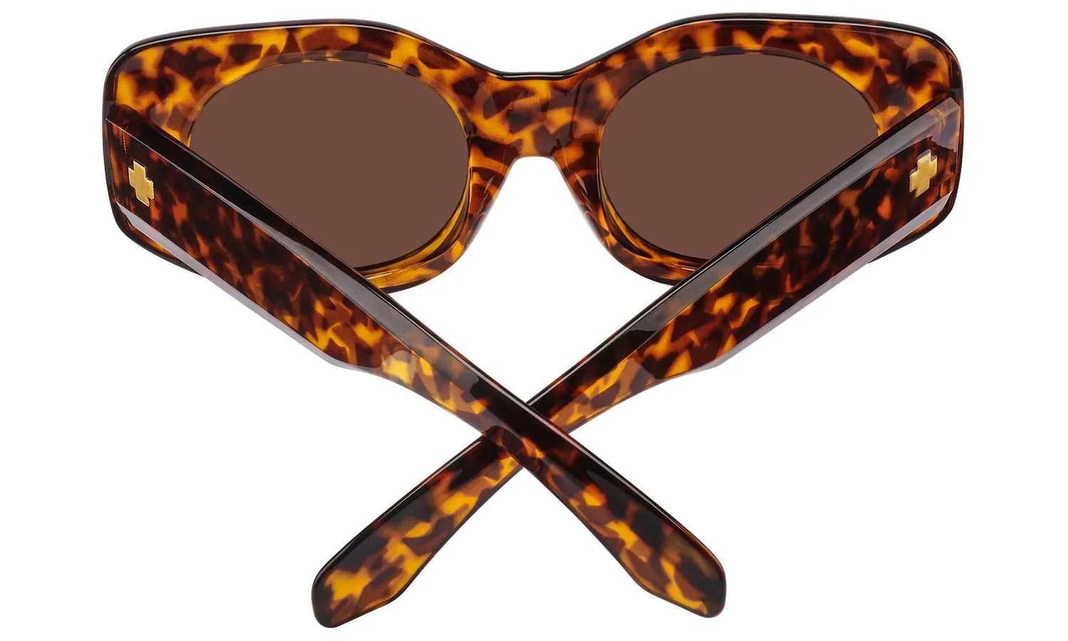 Spy Hangout Occhiale da Sole Marrone Vintage