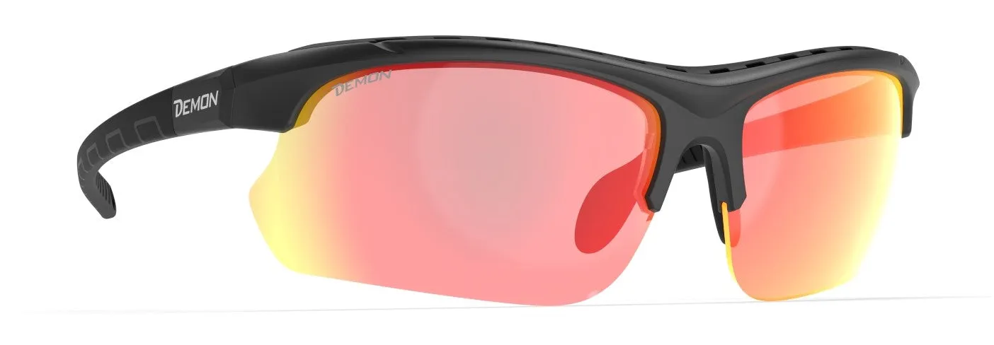 Demon Infinite Optic 2 occhiali running nero blu polarizzati