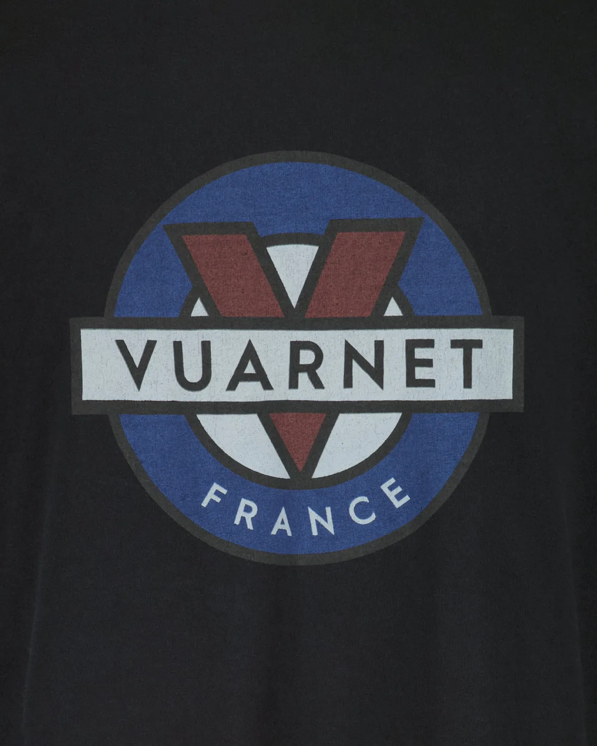 Vuarnet Vintage t-shirt uomo nera cotone