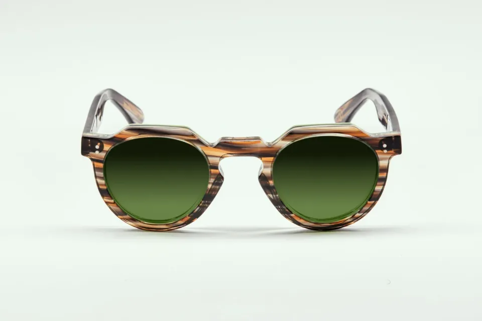 Lesca Upcycling Crown XL 46mm tabacco acetato