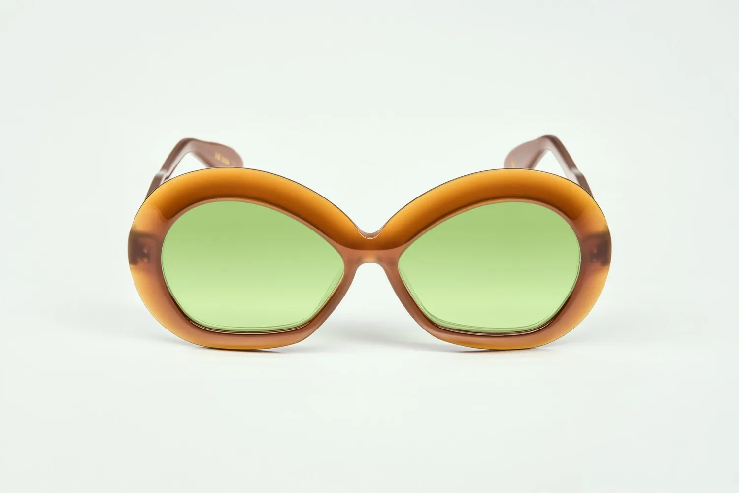 Lesca La Collection Iris montatura Miel Ambré acetato