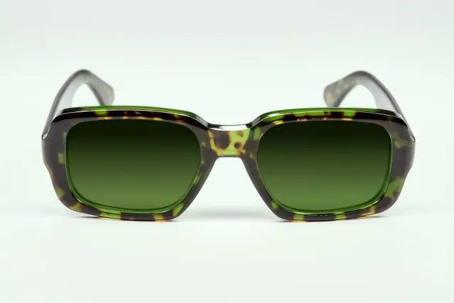 Lesca La Collection Clap occhiali da vista marbré vert acetato