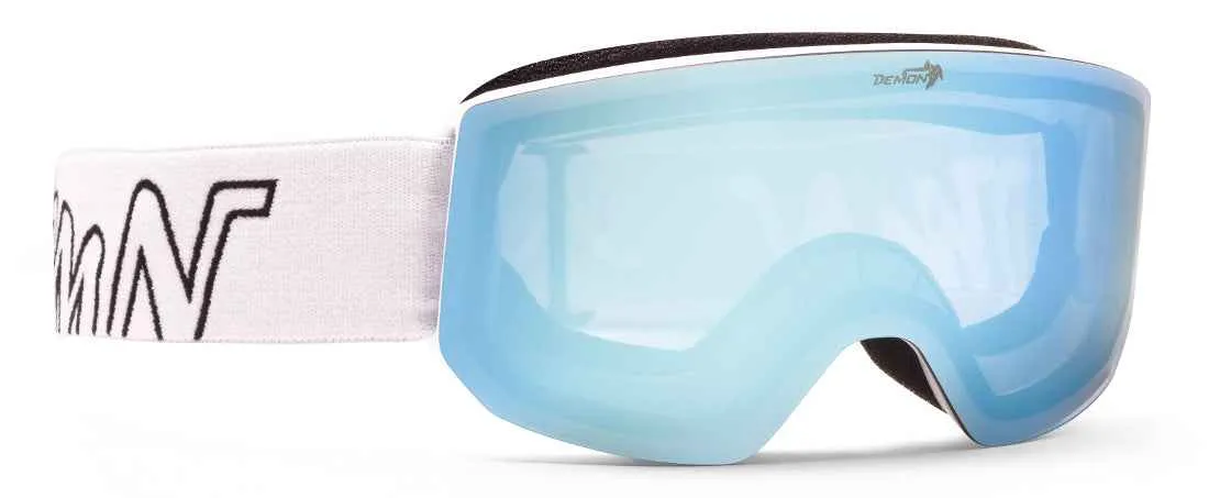 Demon Self maschera sci nero lente verde donna teen