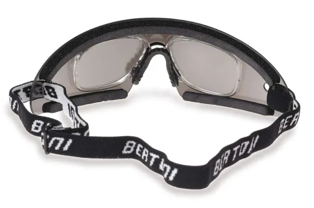 Bertoni AF79 occhiali sportivi vista silver antivento