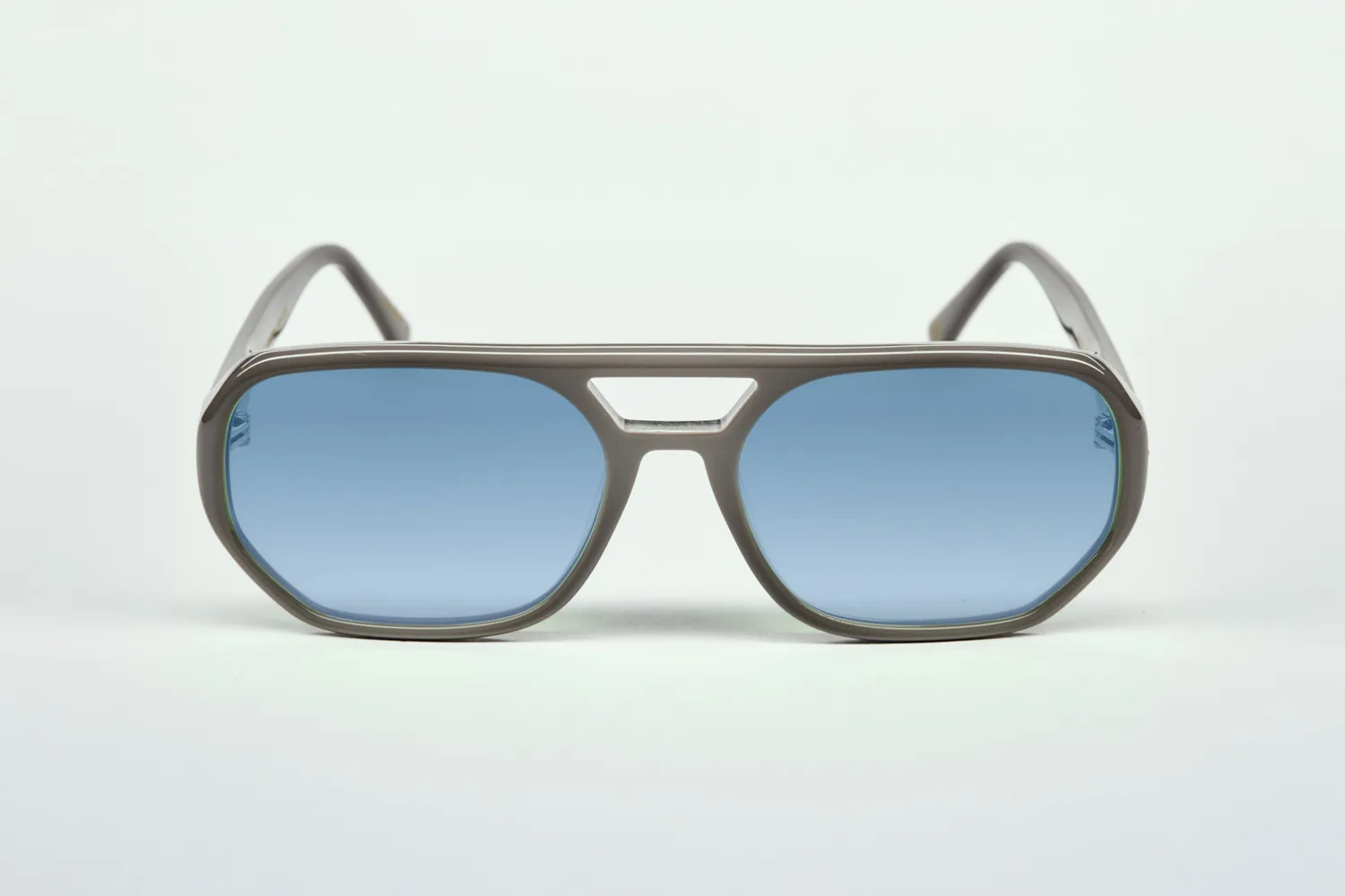 Lesca Collection Fefe montatura grigio Nardo acetato