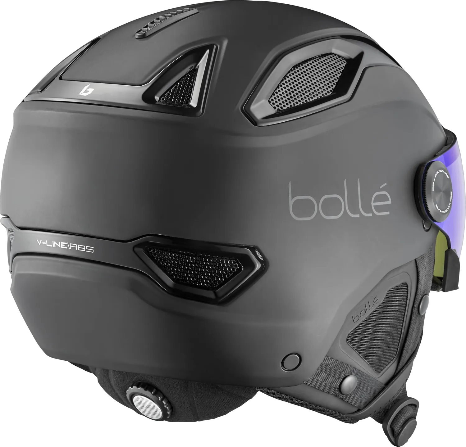 Bollé Casco Bici Nero Blu Taglia Unica Strada