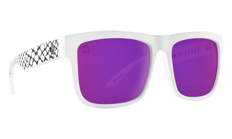 Spy Discord Occhiale da Sole Bianco Viper Unica