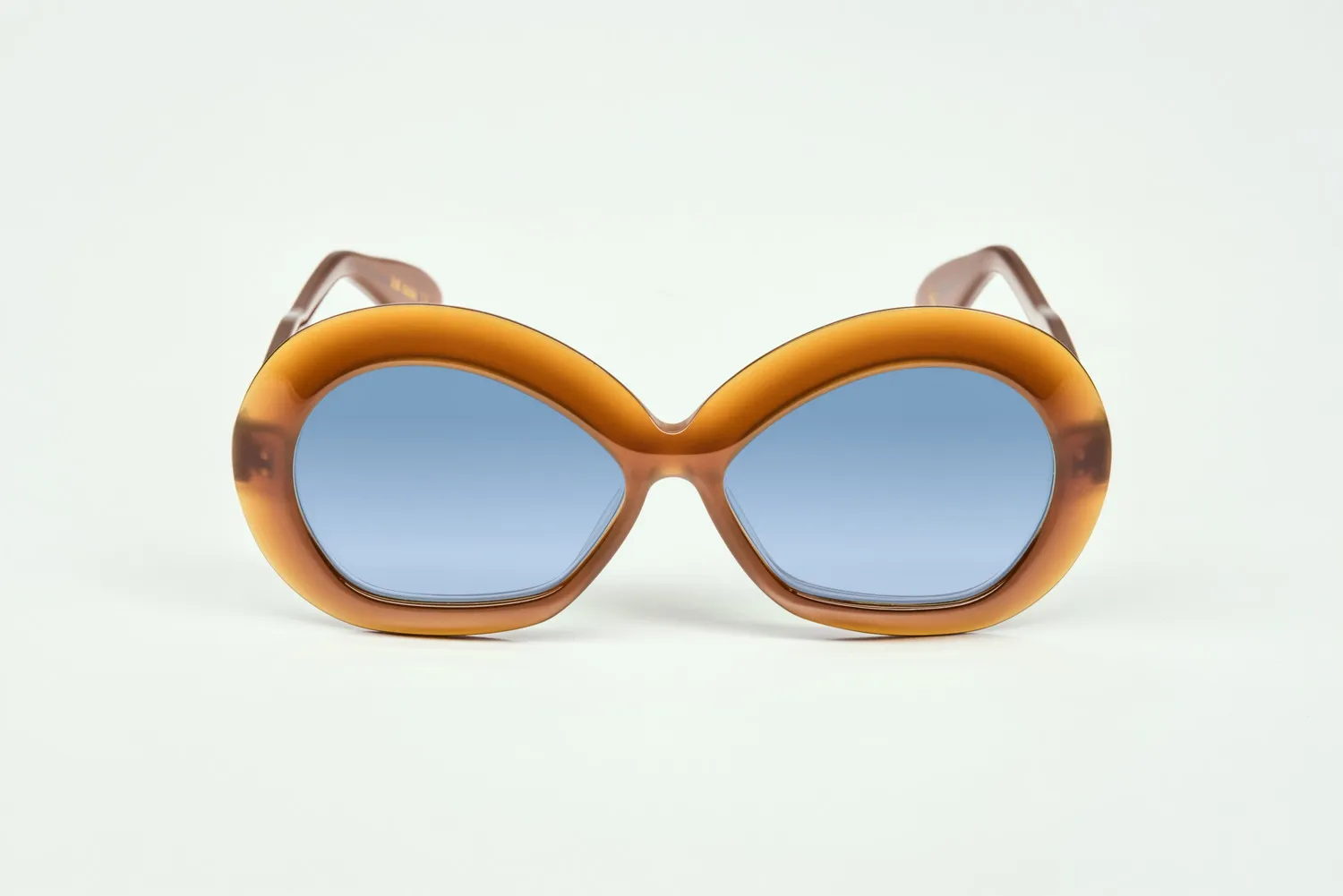 Lesca La Collection Iris montatura Miel Ambré acetato