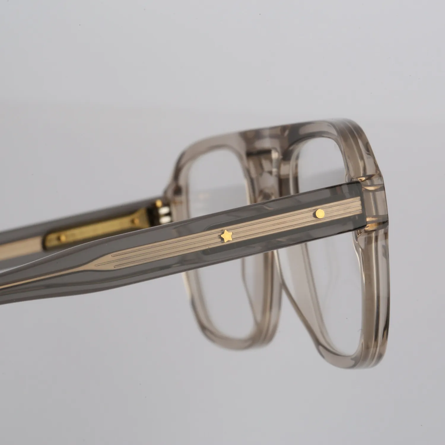 Steve McQueen Classic Seducer montatura da vista Crystal Champagne