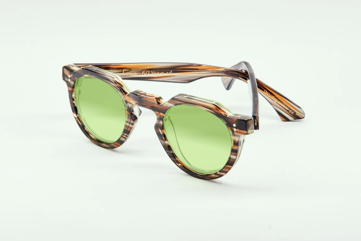 Lesca Upcycling Crown XL 46mm tabacco acetato