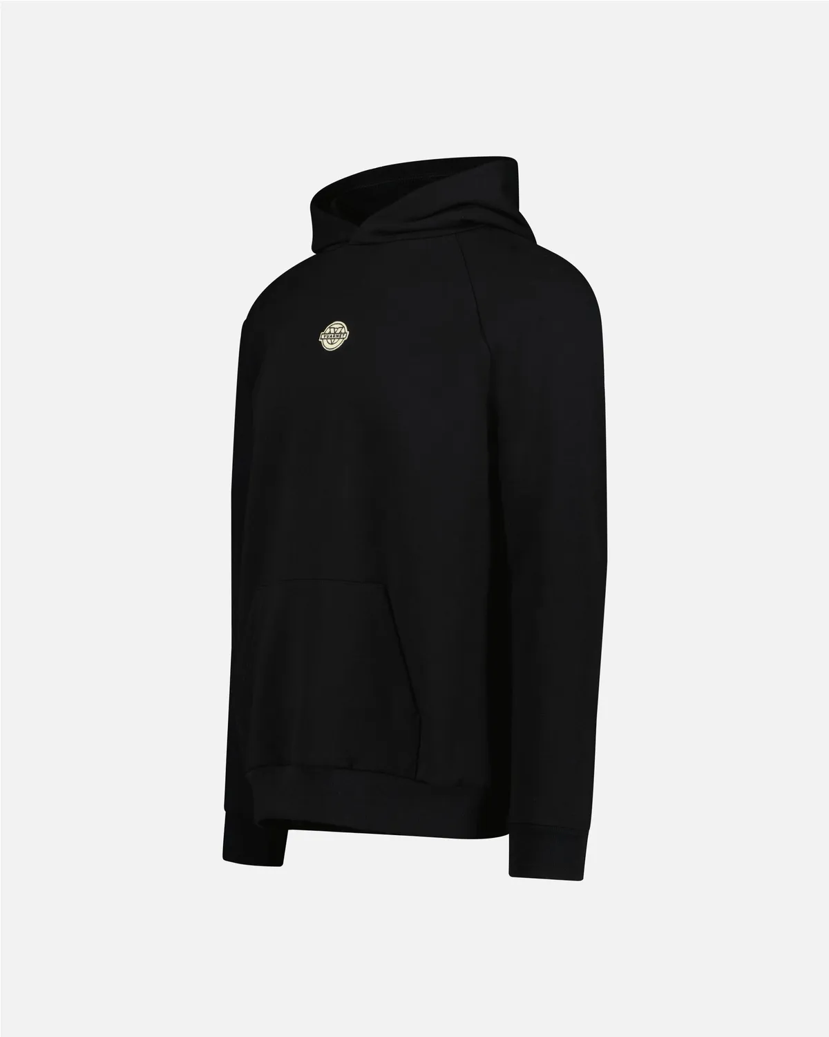 Vuarnet Badge felpa cappuccio nera cotone bio