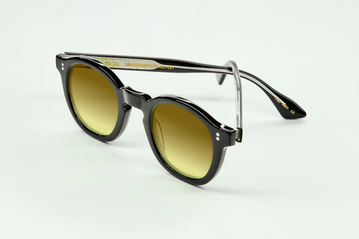 Lesca Collection Mose montatura nera riedizione acetato