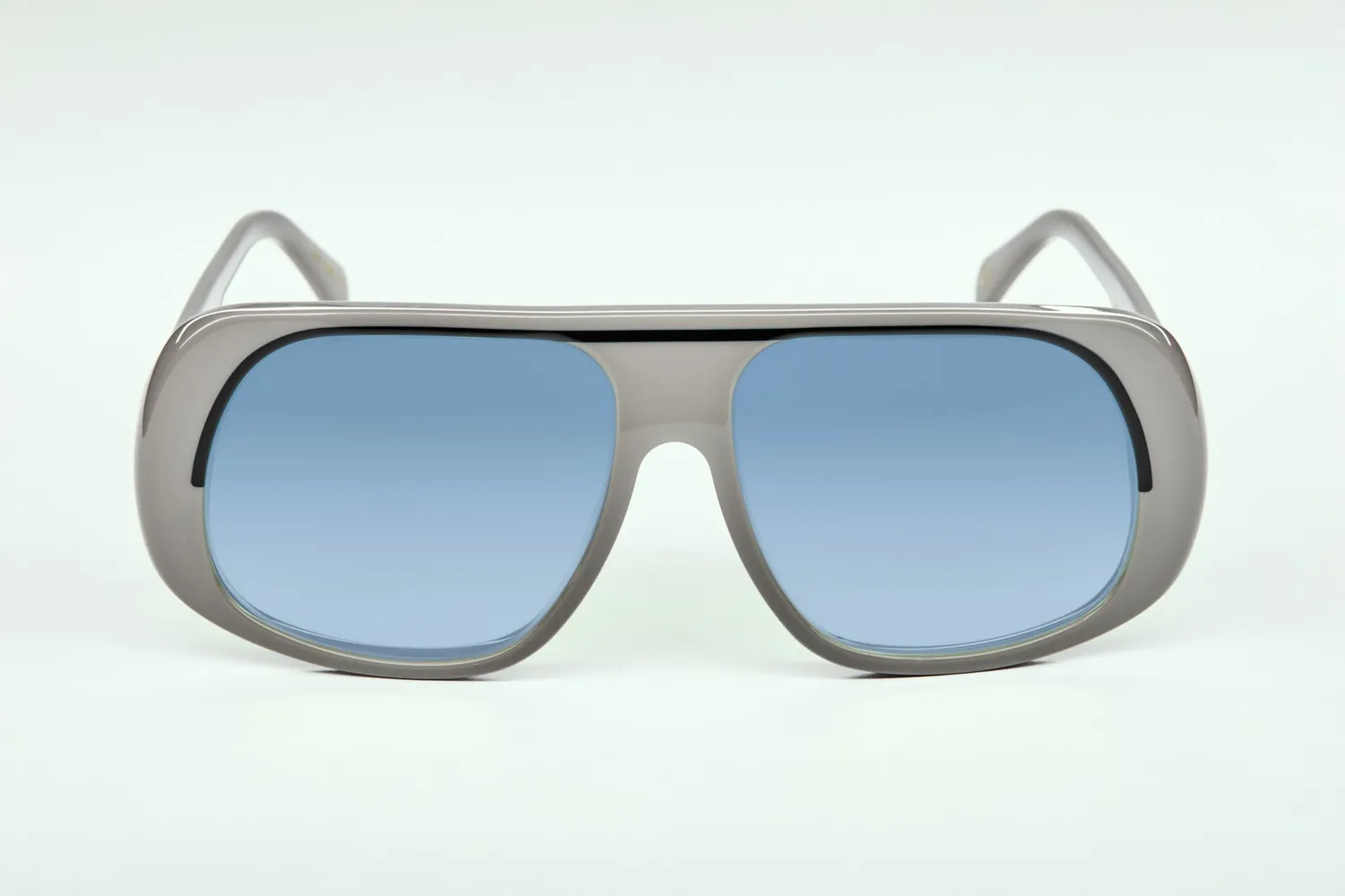 Lesca Collection V. montatura da vista grigio acetato