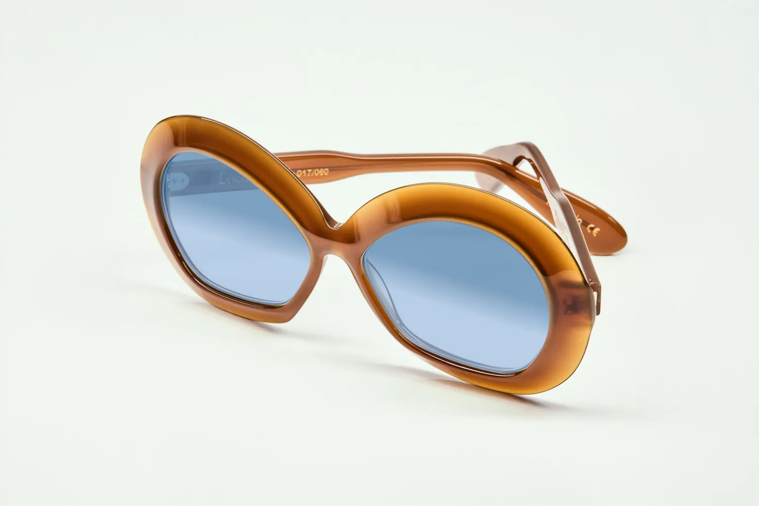 Lesca La Collection Iris montatura Miel Ambré acetato