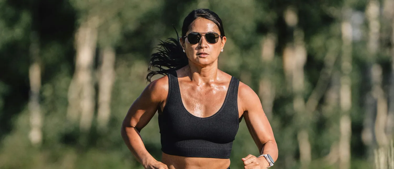 Roka Falcon Titanium occhiale da sole running aviator