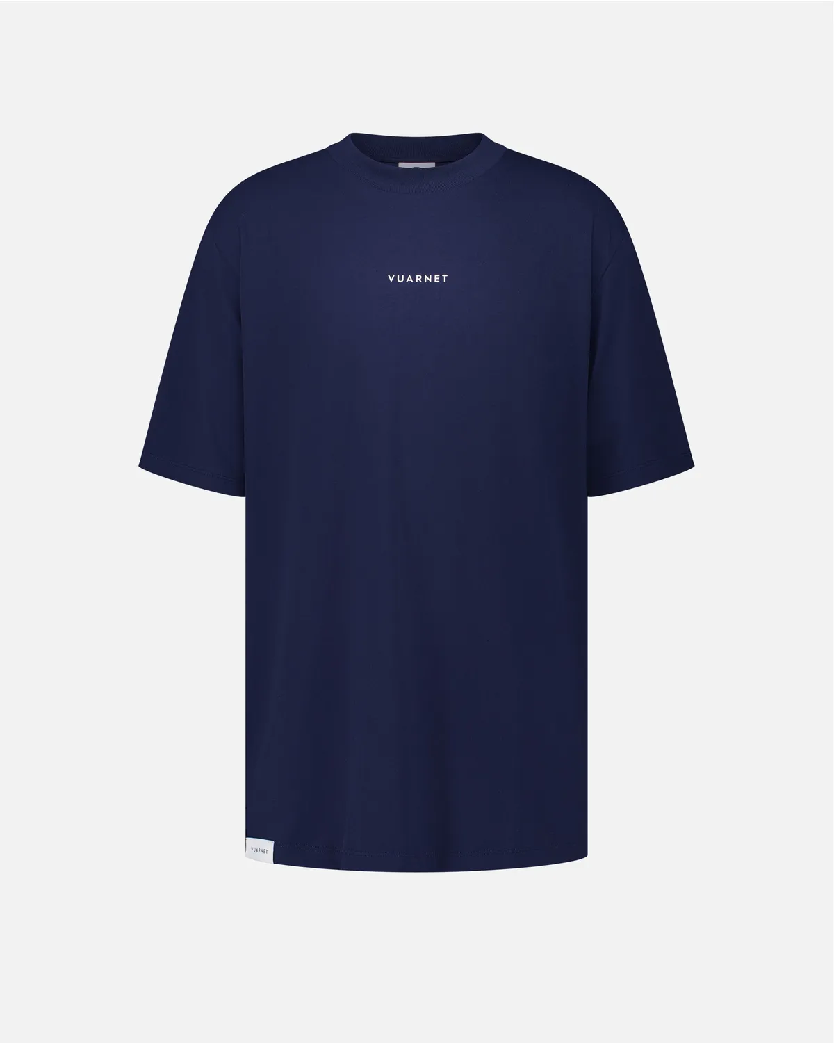 Vuarnet T-Shirt Oversize Uomo Sciatore Blu Cotone Bio