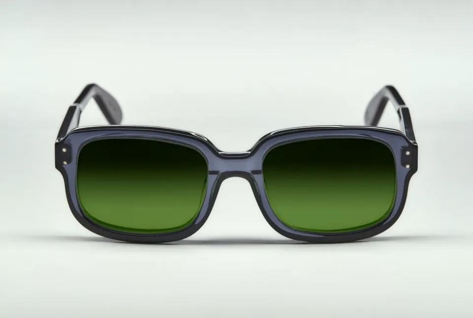 Lesca La Collection Dude occhiali da vista Grey Black acetato