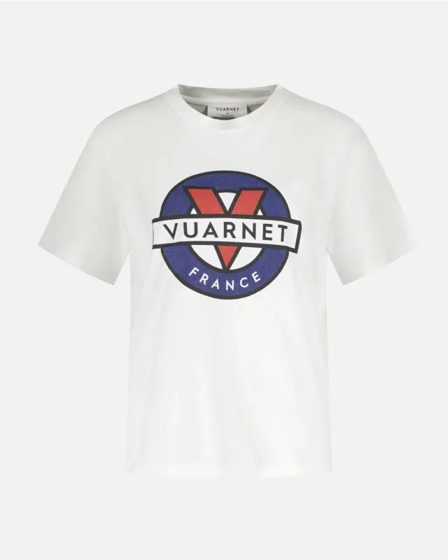 Vuarnet T-Shirt Vintage Donna Nera Cotone