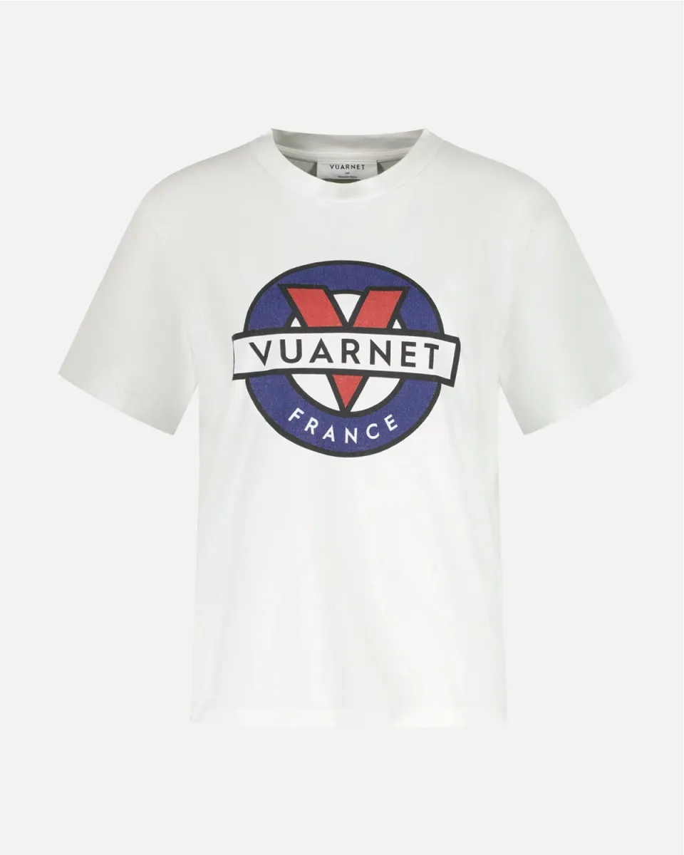 Vuarnet T-Shirt Vintage Donna Nera Cotone