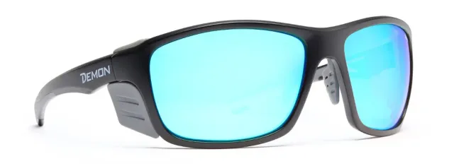 Demon Planet occhiali montagna nero specchiati blu cat.3