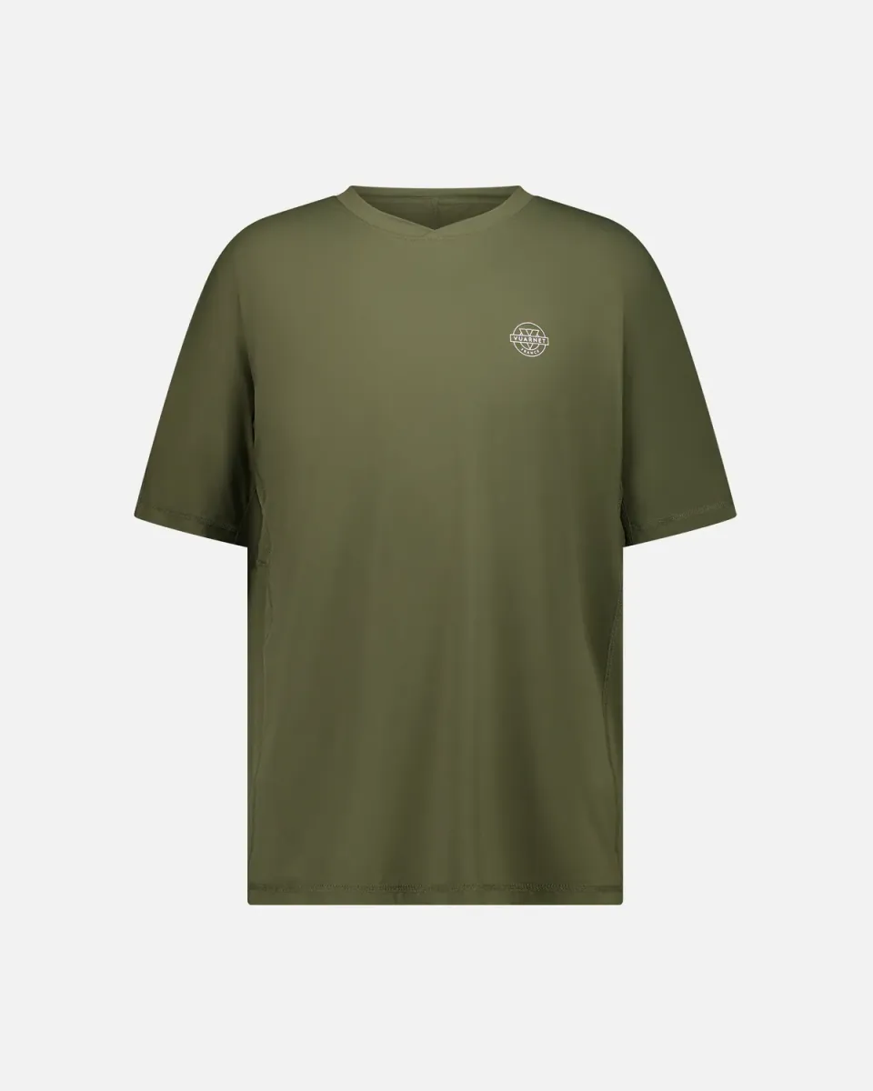 Vuarnet Technical maglietta uomo verde UPF 50+