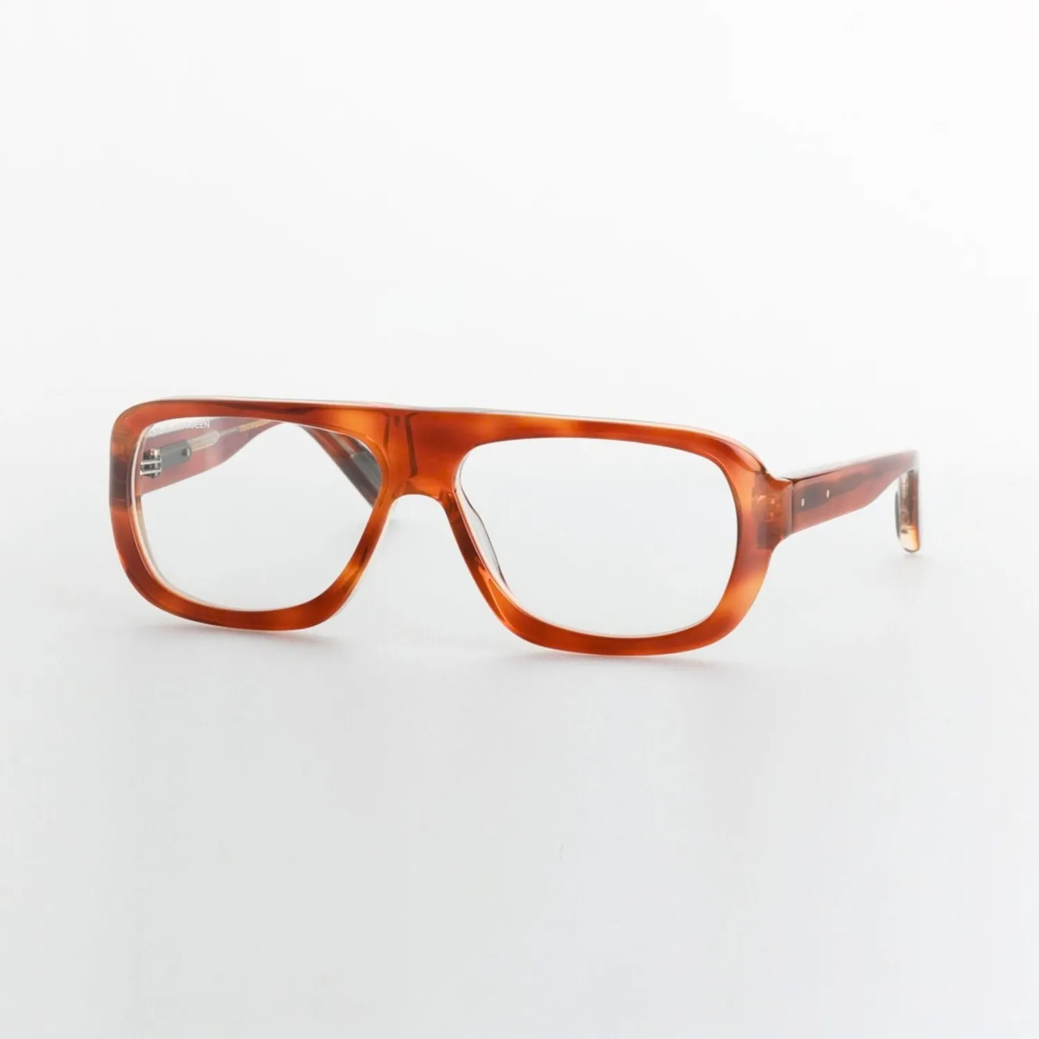 Steve McQueen Chase montatura da vista dentelle havana acetato