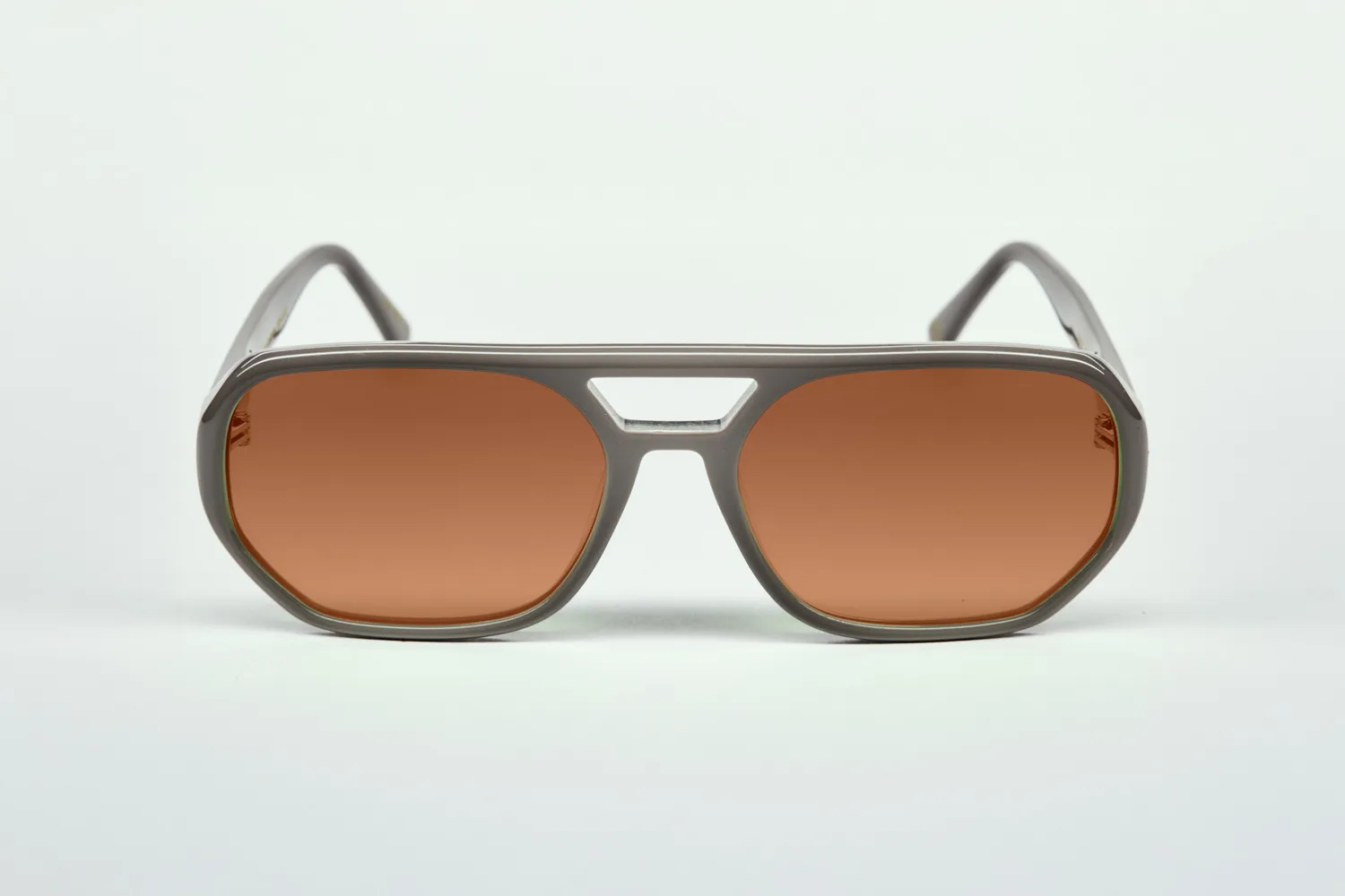 Lesca Collection Fefe montatura grigio Nardo acetato