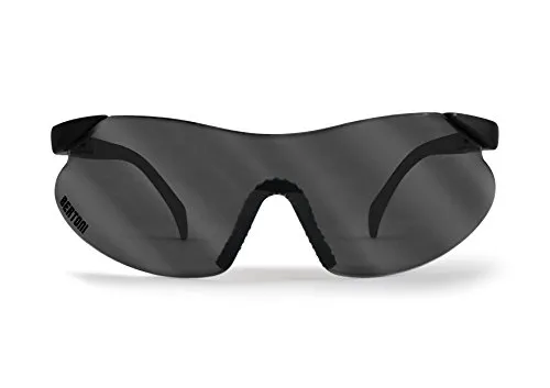 Bertoni AF185A occhiali tiro fumo specchio nero perla