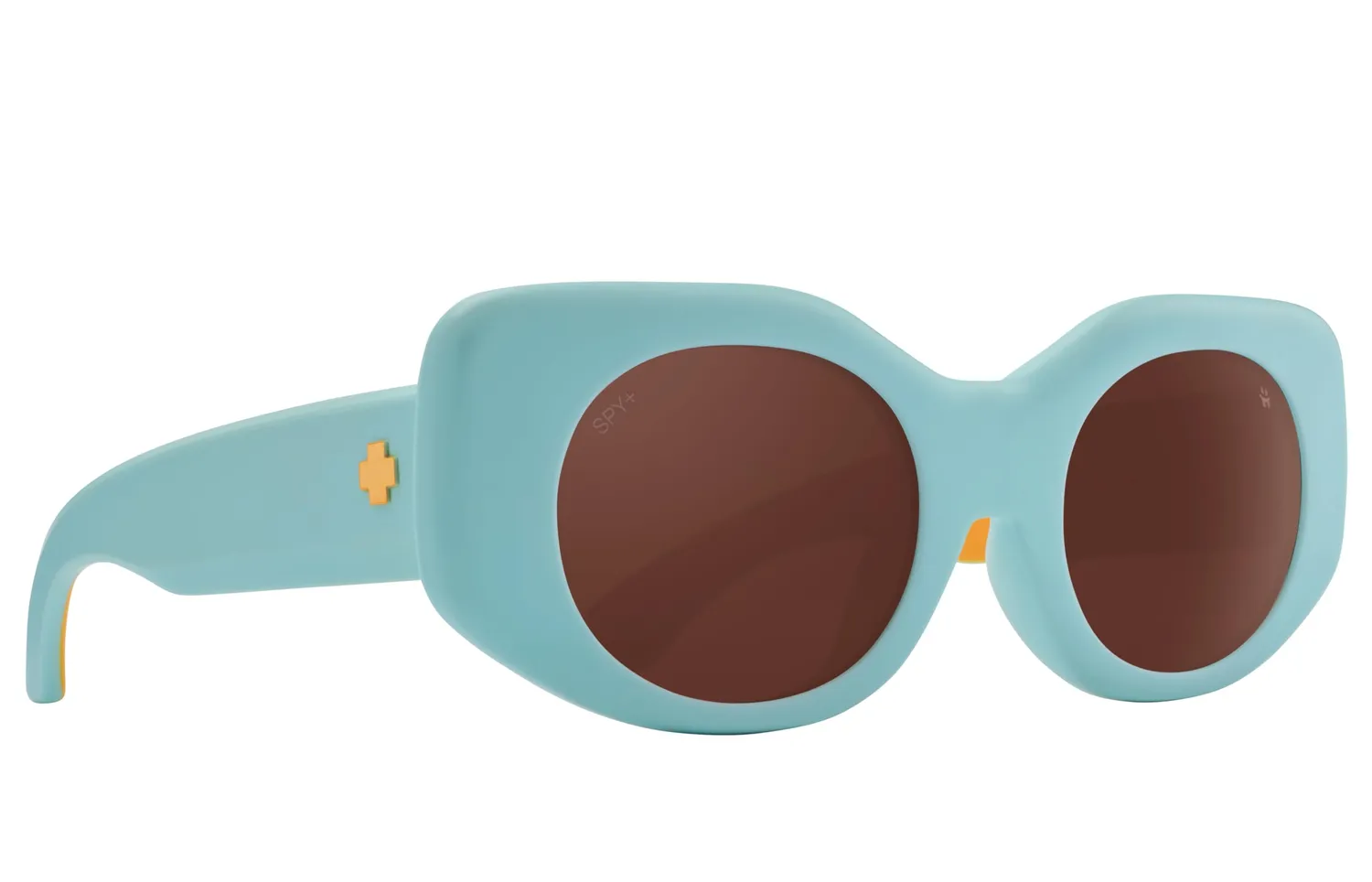 Spy Hangout Occhiale da Sole Marrone Vintage