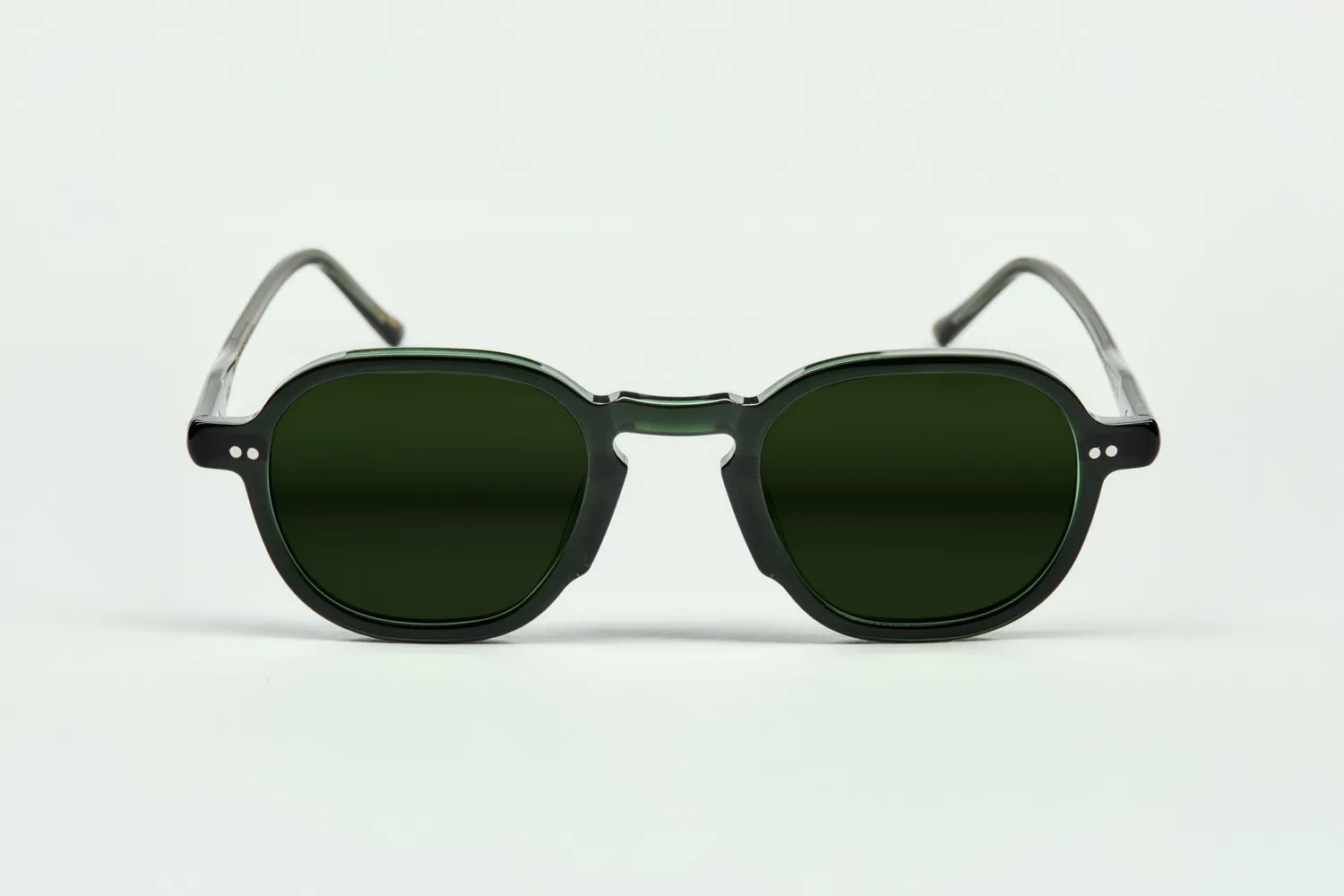 Lesca Collection Vodk montatura da vista verde acetato